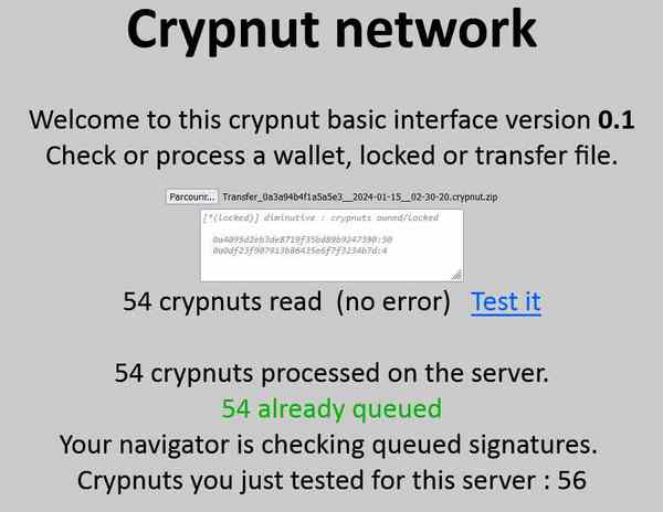 How to receive crypnuts part.2