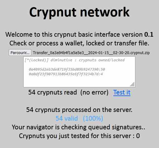 How to receive crypnuts part.3