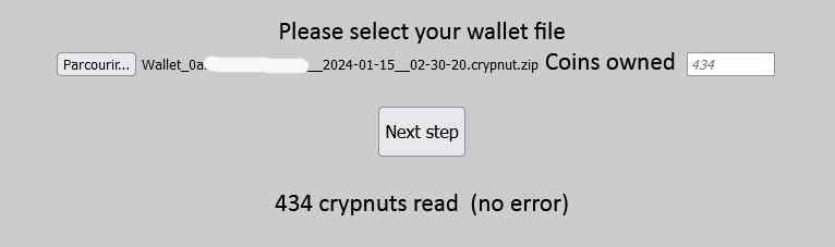 How to send crypnuts part.3